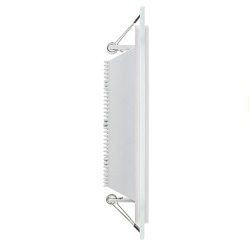 Trade Shop - Pannello Led Slim Quadrato Incasso Cornice Vetro 18w Cct 3000k 6500k 4000k P165e-q3c -