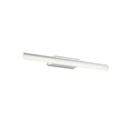 Applique Moderna Riflesso Alluminio Bianco Led 11W 3000K Luce Calda