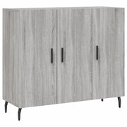 Credenza | Madia | Buffet da pranzo | Armadio da pranzo Grigio Sonoma 90x34x80 cm in Legno Multistrato