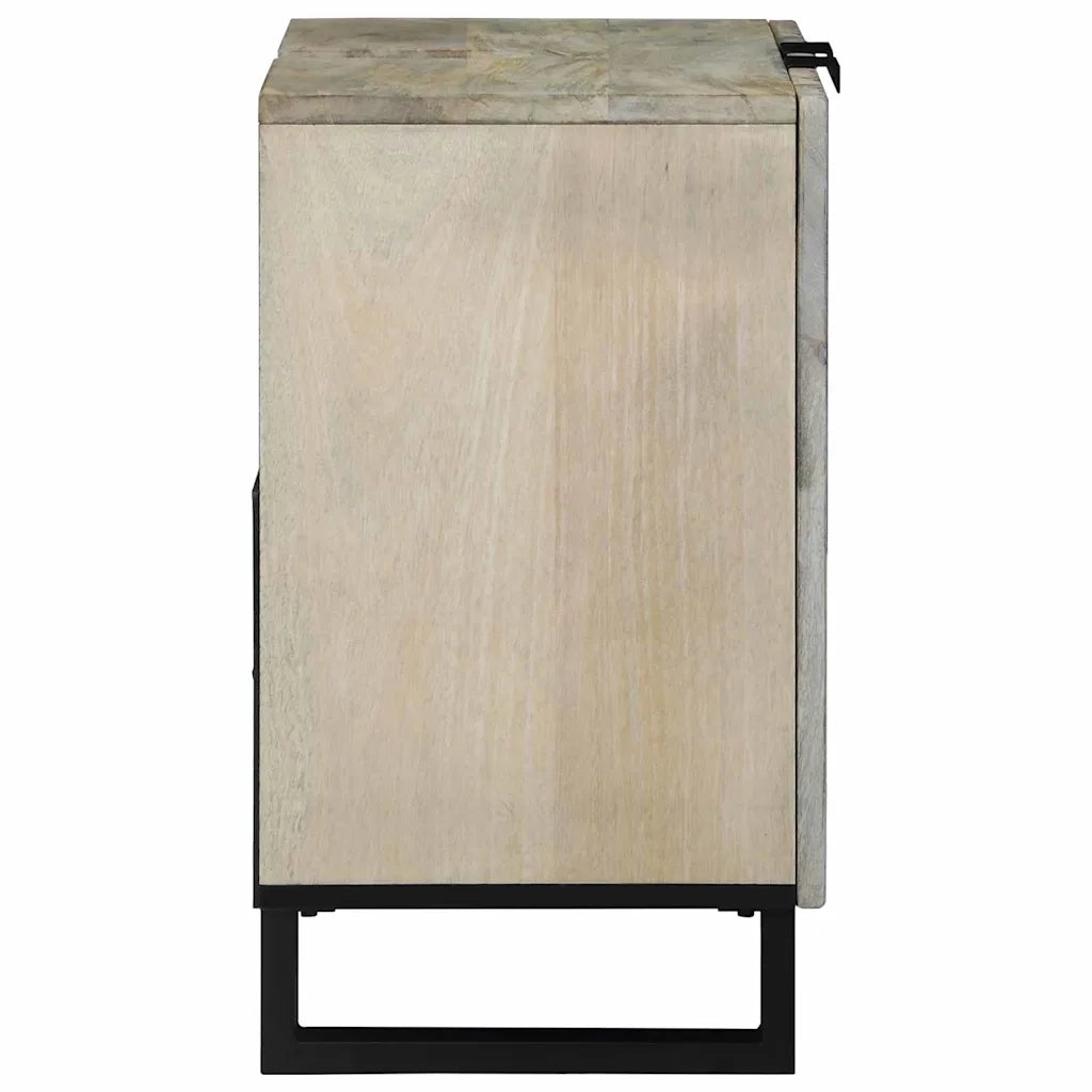 vidaXL Armadio sottolavello con porta Marrone e Nero 62 x 33 x 58 cm