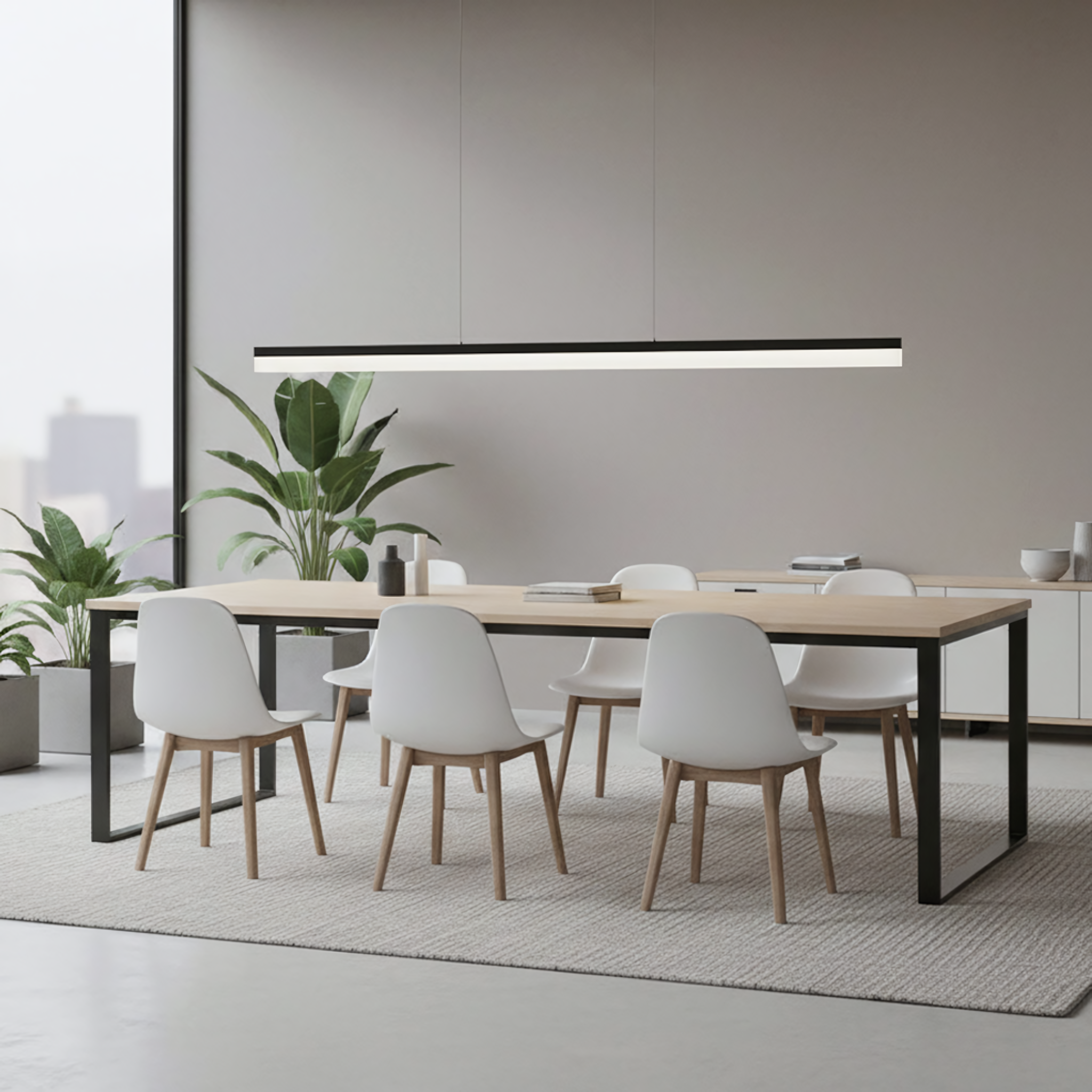 Lampada Da Soffitto Led App1695-cp 200 Cm Black