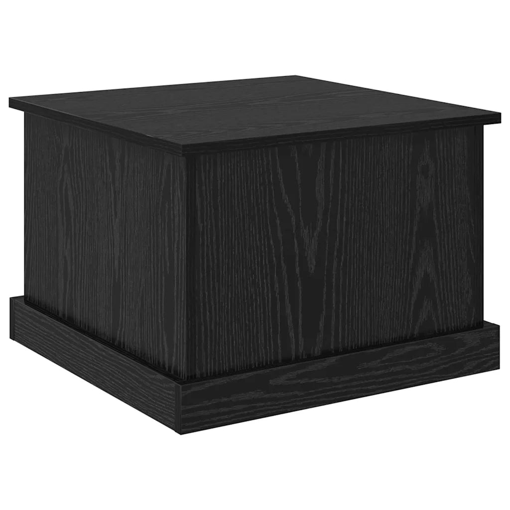 Tavolino da salotto con cassetto Rovere Nero 50 x 50 x 35 cm 881372