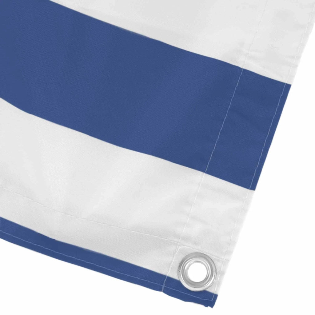 Schermo da balcone | Paravento da Balcone Blu e Bianco 100 x 200 cm Tessuto Oxford