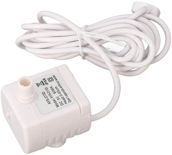 Dispensatore d'acqua per animali - Stil - Adattabile - A alimentazione USB - Impermeabile - Compatibile con tutti i dispositivi
