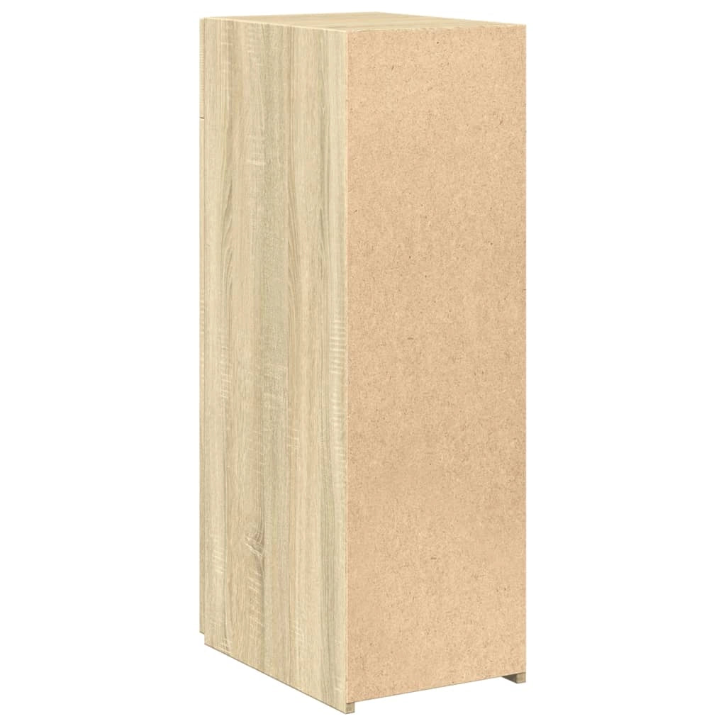 Buffet credenza cassettiera armadio mobile contenitore organizer cucina soggiorno rovere Sonoma 30 x 42,5 x 93 cm legno ingegnerizzato marrone 02_0031504
