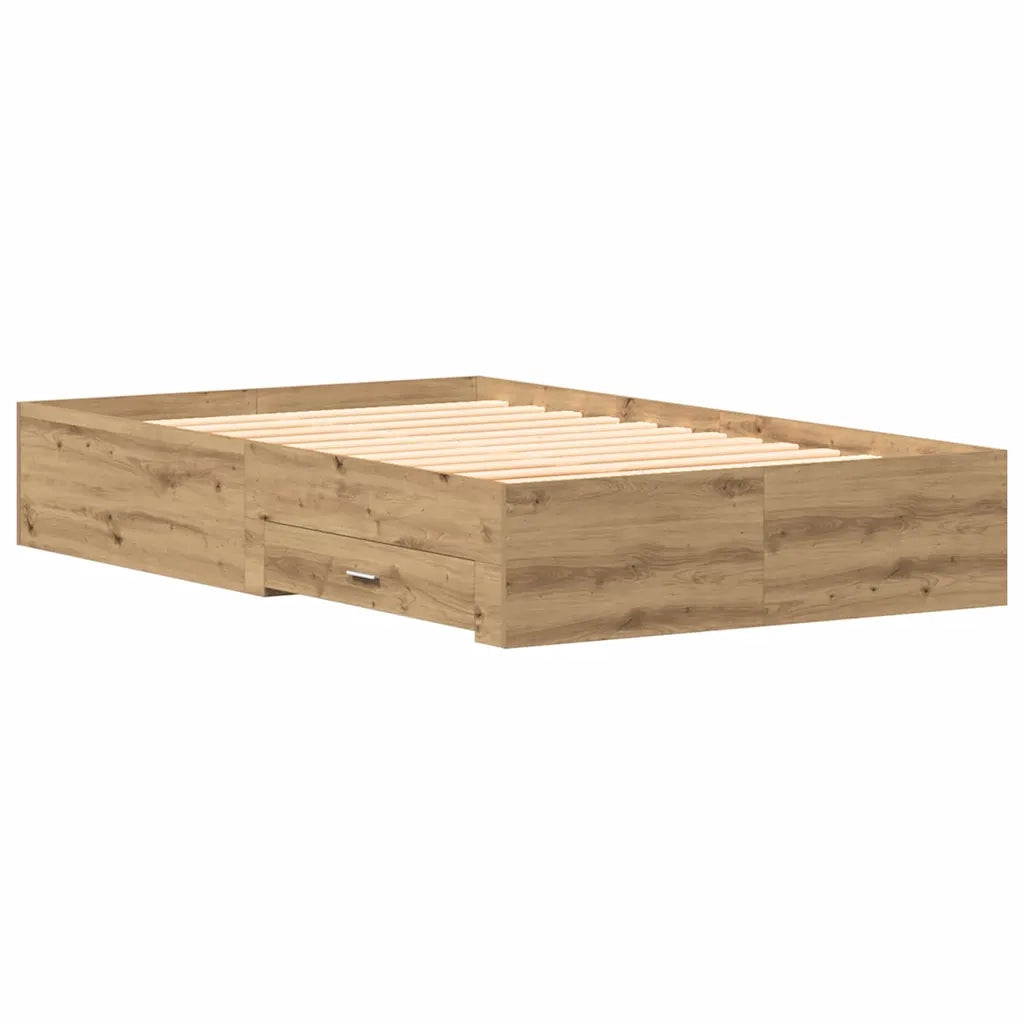 Struttura del letto-Giroletto Rovere artigianale 120 x 200 cm 289049