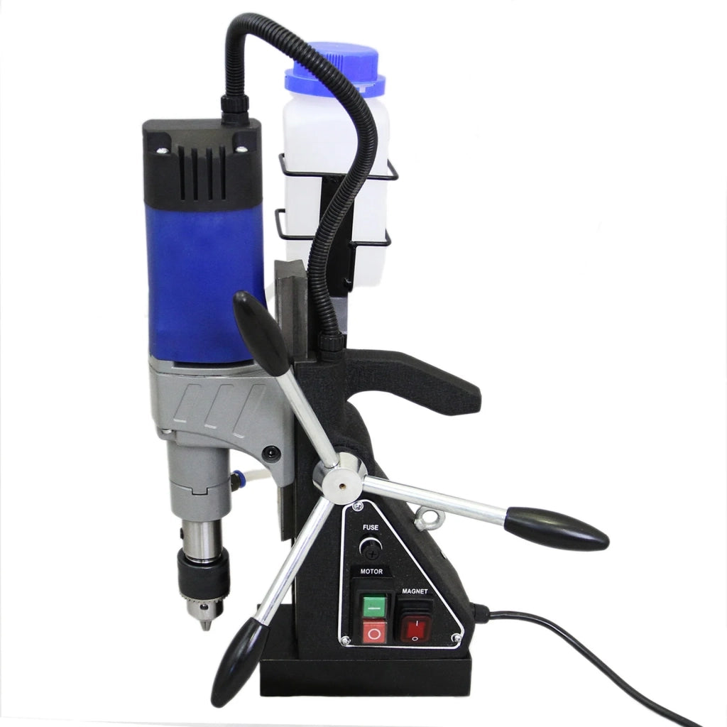 230V Base Magentica Trapano Colonna Diametro 35mm Adattatore Carotatrice Mandrino & Chiave