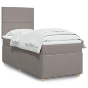 Giroletto a Molle con Materasso Tortora 80x200 cm inTessuto 3293404