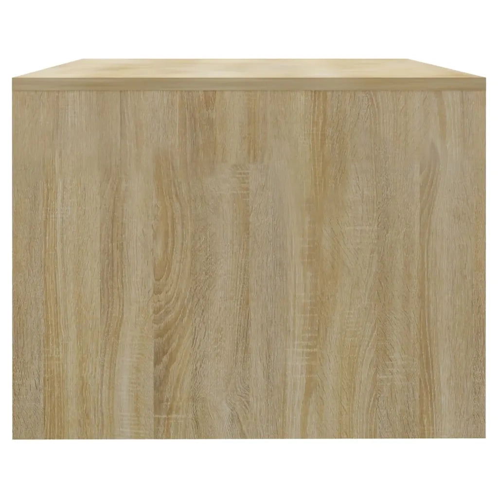 Tavolino da Salotto Rovere Sonoma 102x55x42cm Legno Compensato cod mxl 29724