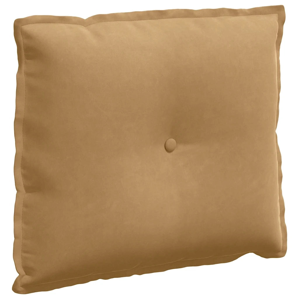 Cuscino per Schiena | Cuscino dorsale Marrone 60 x 50 cm Tessuto in Cords