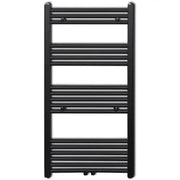 Radiatore Centrale Portasciugamano Dritto Nero 600 x 1160 mm 141908