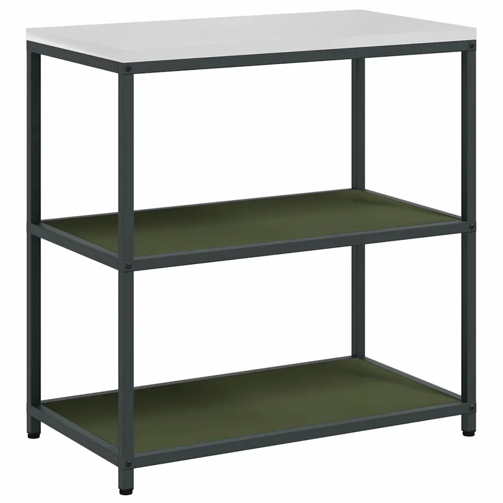 Stoccaggio in cucina Verde oliva 90 x 50 x 92 cm Acciaio 874957