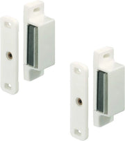 Deurmagneet Magnetico per Mobili e Porte | Plastica Bianca | Inclusi Viti | Tenuta 4 kg | 2 Pezzi
