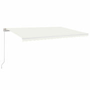 Tenda da Sole | Tenda parasole Retrattile Manuale 500x300 cm Crema