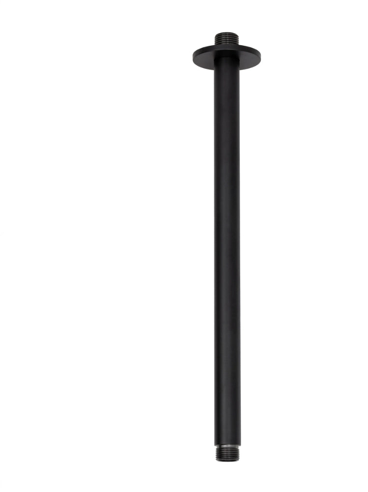 Braccio doccia soffitto 300 mm AISI 316L total black Testori