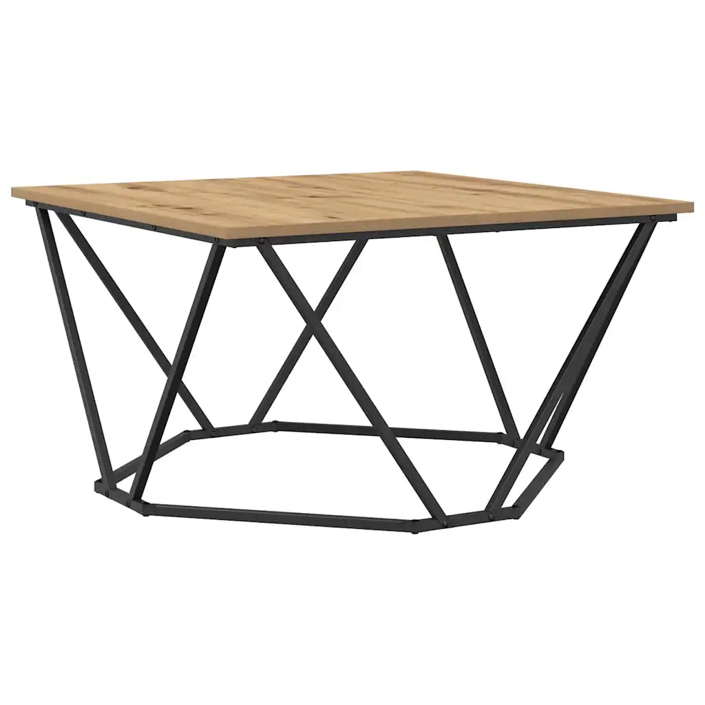 Tavolino da salotto Rovere artigianale 80 x 80 x 45 cm 868278