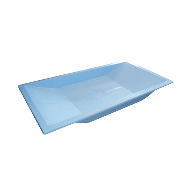 Vaschetta Lavapiedi Per Piscina Con Accesso Facilitato 2,10 X 1,10 - Colore Bianco Colore: Celeste