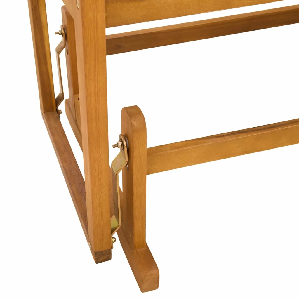Panca Glider da Giardino Naturale 110 x 59 x 97 cm 42028087