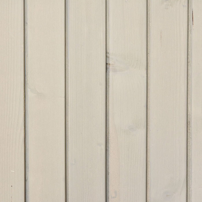 Casetta Box da Giardino 127,5x50x164 cm in Legno di abete Grigio Chiaro