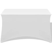 Fodere Elasticizzate per Tavolo 2 pz 243x76x74 cm Bianche 132035