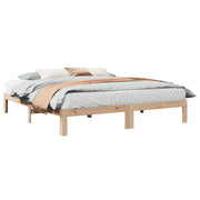 Giroletto senza Materasso 160x200 cm in Legno Massello di Pino 859217