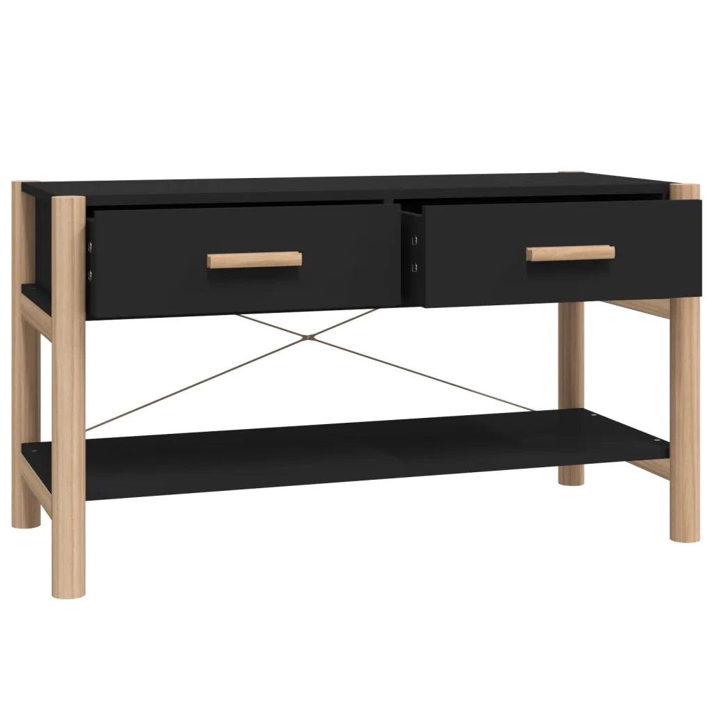 Mobile Porta TV Nero 82x38x45 cm in Legno Multistrato 345661