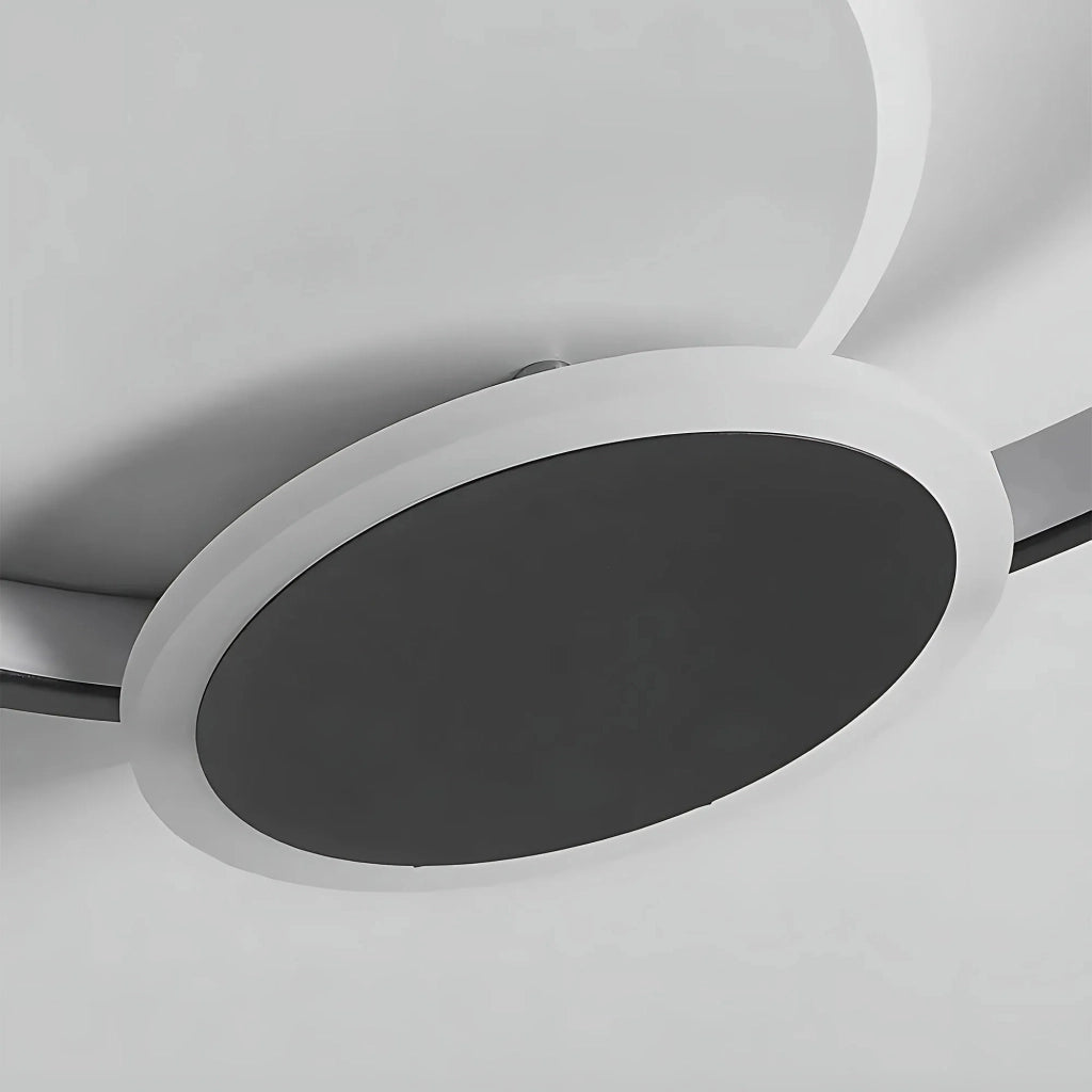Lampada Da Soffitto App1709-c Black Led