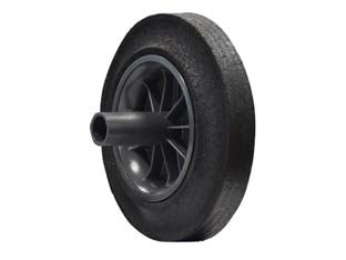 RUOTA PER BIDONE RACCOLTA DIFFERENZIATA LT.120 E LT.240 MOD.ICS- ø mm.195 - 2 pezzi ICS