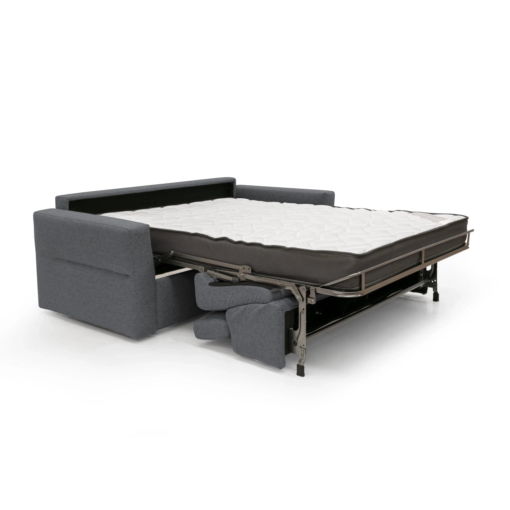 Avalon Divano letto con materasso H18 180 cm (mat. 120x197 cm) antracite