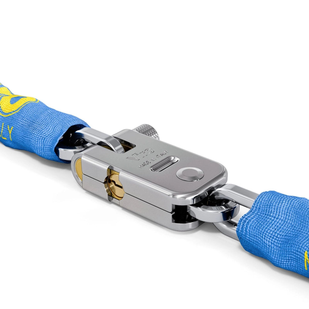 Catena Sicurezza Cementata Quadra con Lucchetto Viro con Guaina Mm 8232860