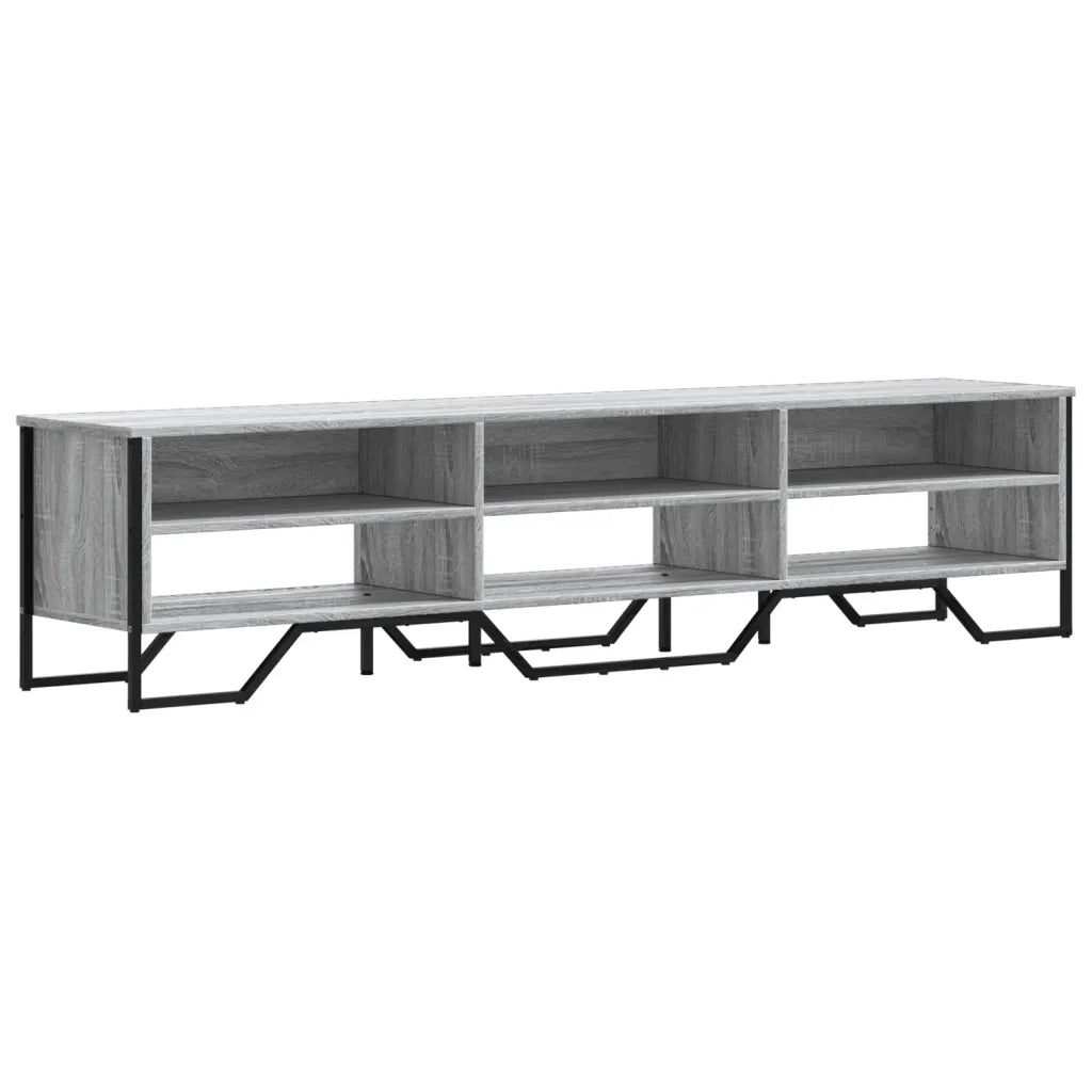 Mobile Porta TV Grigio Sonoma 180x34x41cm in Legno Multistrato 848577