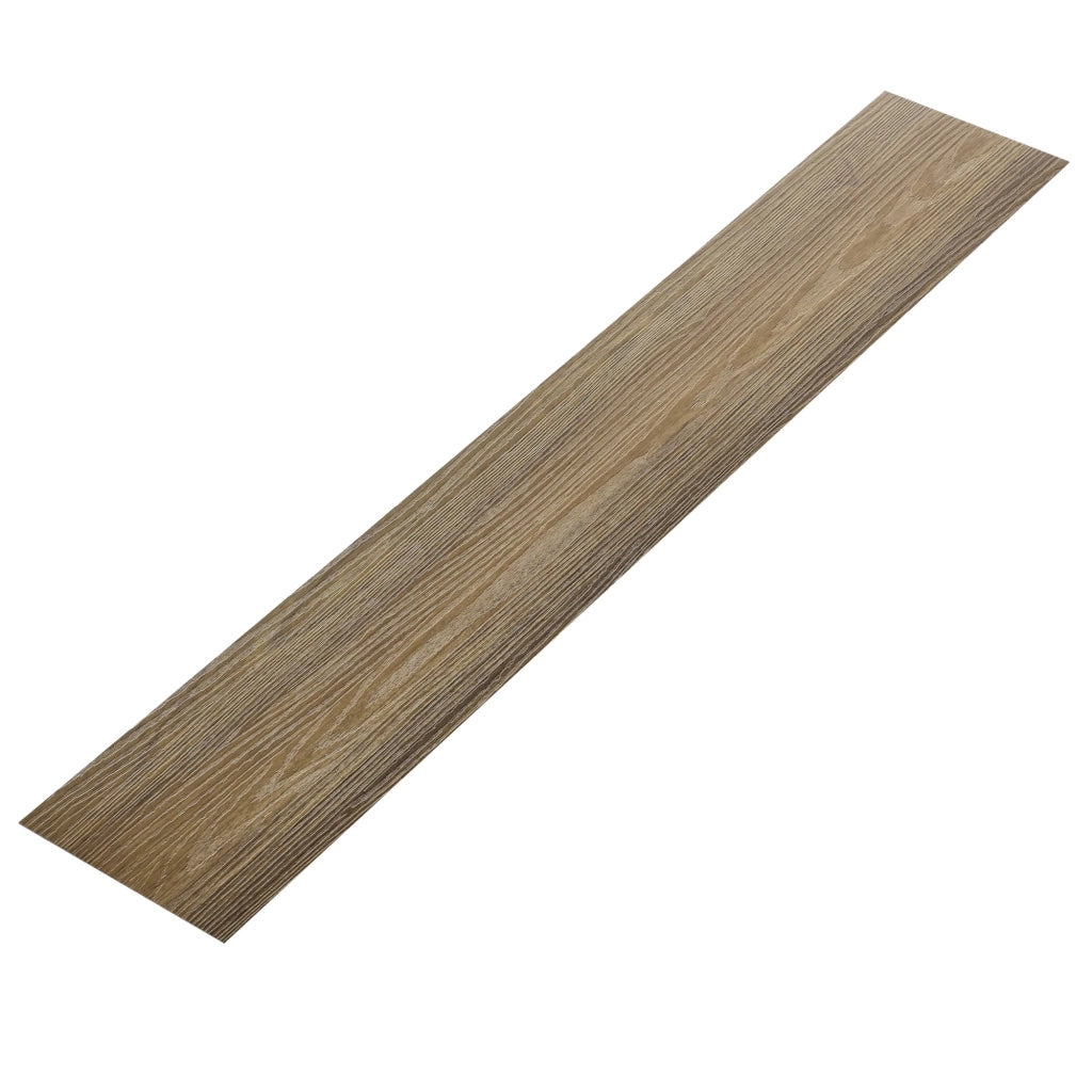 Pavimentazione: 7 fogli di vinile PVC autoadesivo colore rovere 0,975 m² 03_0007252
