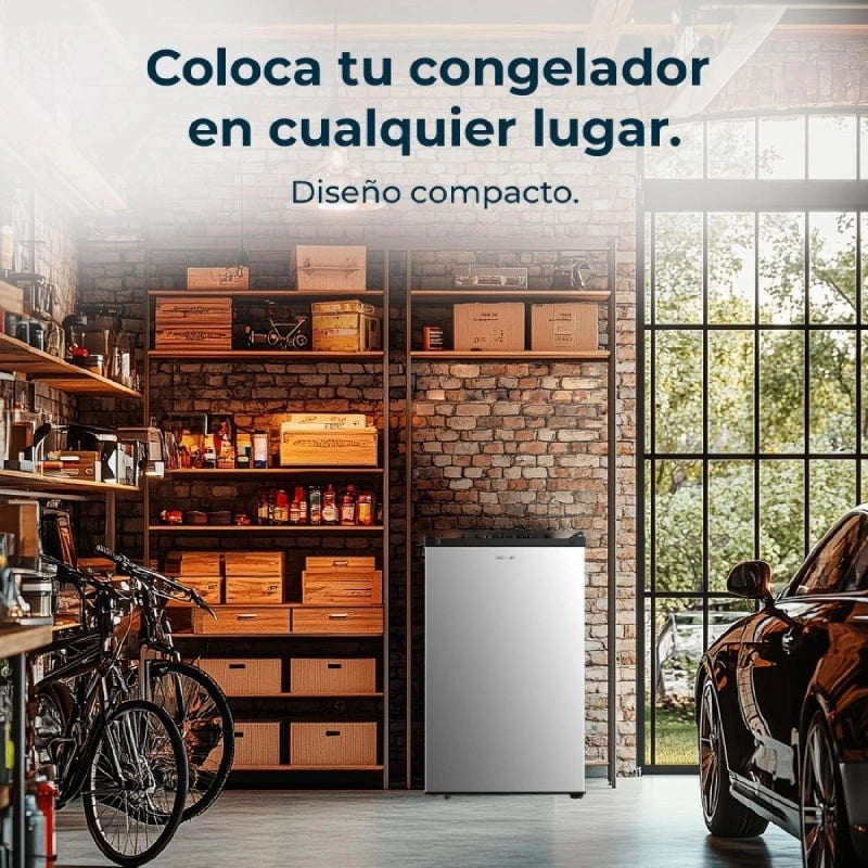 CECOTEC 01943 - Congelatore Bolero CoolMarket TF 87 Inox