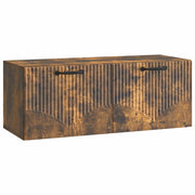 Mobile Porta TV da Muro Rovere Fumo 78,5 x 31 x 30 cm