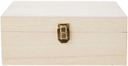 Theedoos in Legno 20 x 14 x 8 cm per la Conservazione della Tè