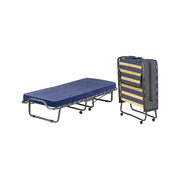 Brandina Isolina, Letto Pieghevole Materasso Incluso Made in Italy, Nero Jeans