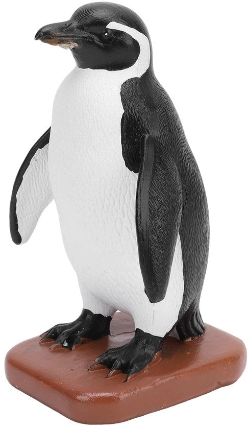 Bambolotto di Pinguino, Figurina di Pinguino Artigianale, Decorazione per Ufficio, Ornamenti, Pinguino in Metallo, Scultura, Decorazione per Casa