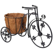 Portavaso per bicicletta nero, 51x20x33h cm