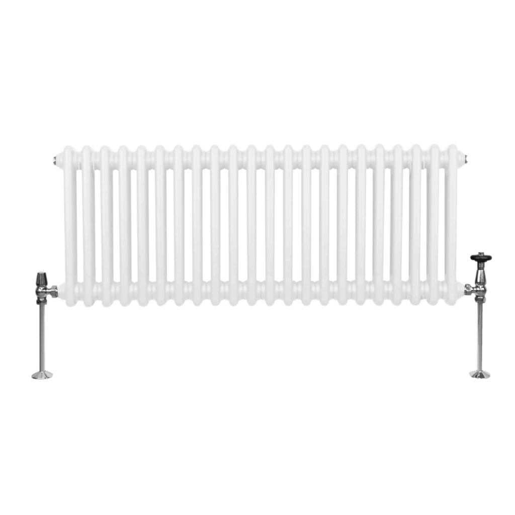Termosifone Radiatore a 2 colonne per riscaldamento centralizzato orizzontale Bianco 300 x 1012mm
