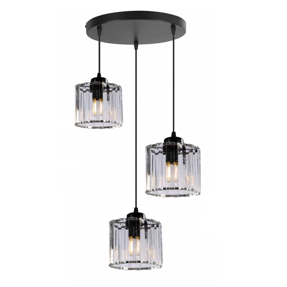Lampada Da Soffitto Cristallo Black APP513-3CPR