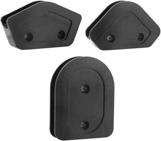 Kit per Curvatura - 3 Pezzi - Tubo ABS Rigidità Alta - 45/90/180 Gradi - Per Tubi Rigidi 16 mm - Materiale di Alta Resistenza - Curvatura Tubolare