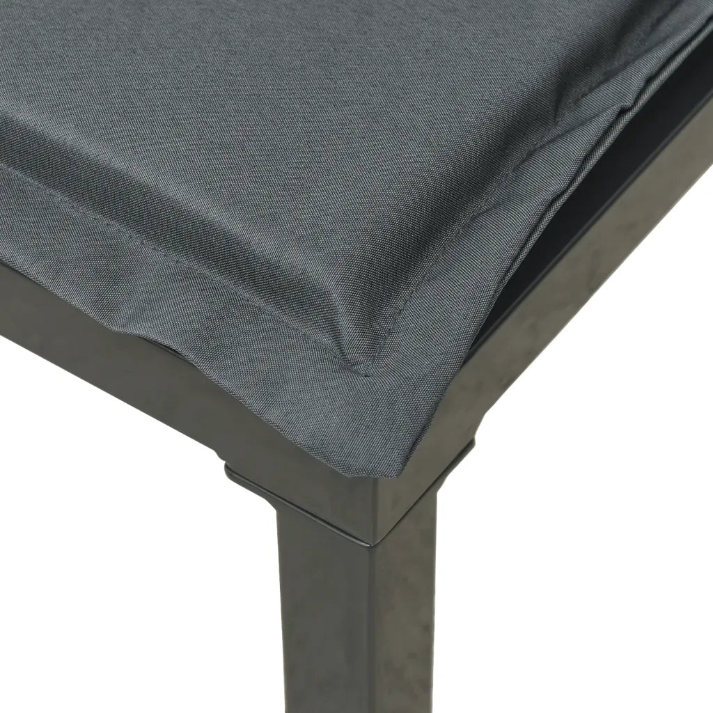 Set Salotto da Giardino 9 pz | Set di Mobili da Esterno Nero e Grigio in Polyrattan