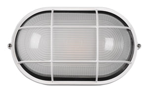 Plafoniera da Esterno Attacco E27 in Alluminio Bianco Opaco