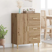 Credenza Rovere artigianale 34 x 69.5 x 90 cm Legno multistrato