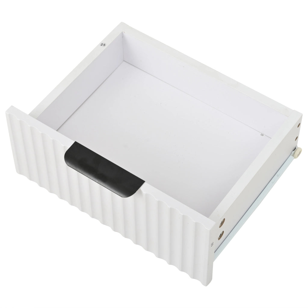 Scarpiera con Appendiabiti, Panca, Cassetti e Ante ¨C MINIMAL ¨C Bianco, 100x30x180 cm