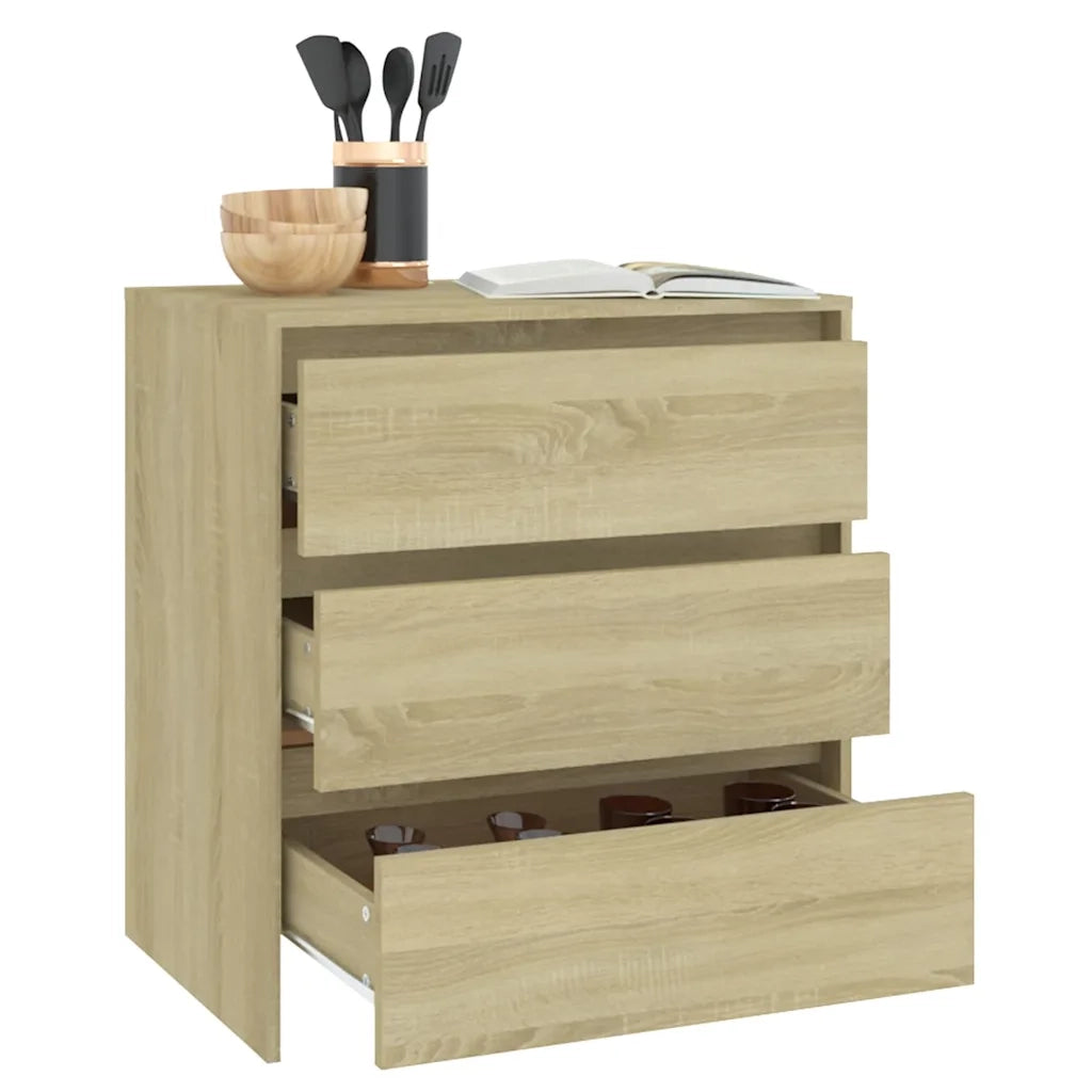 Credenza Rovere Sonoma 70x41x75 cm in Truciolato 809749