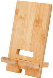Sostegno per Telefono in Legno - Base per Smartphone Antiscivolo - Portatile - Design Moderno - 79 mm di Larghezza, 130 mm di Altezza