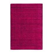 Tappeto moderno Jade in mix di poliestere e cotone rosso