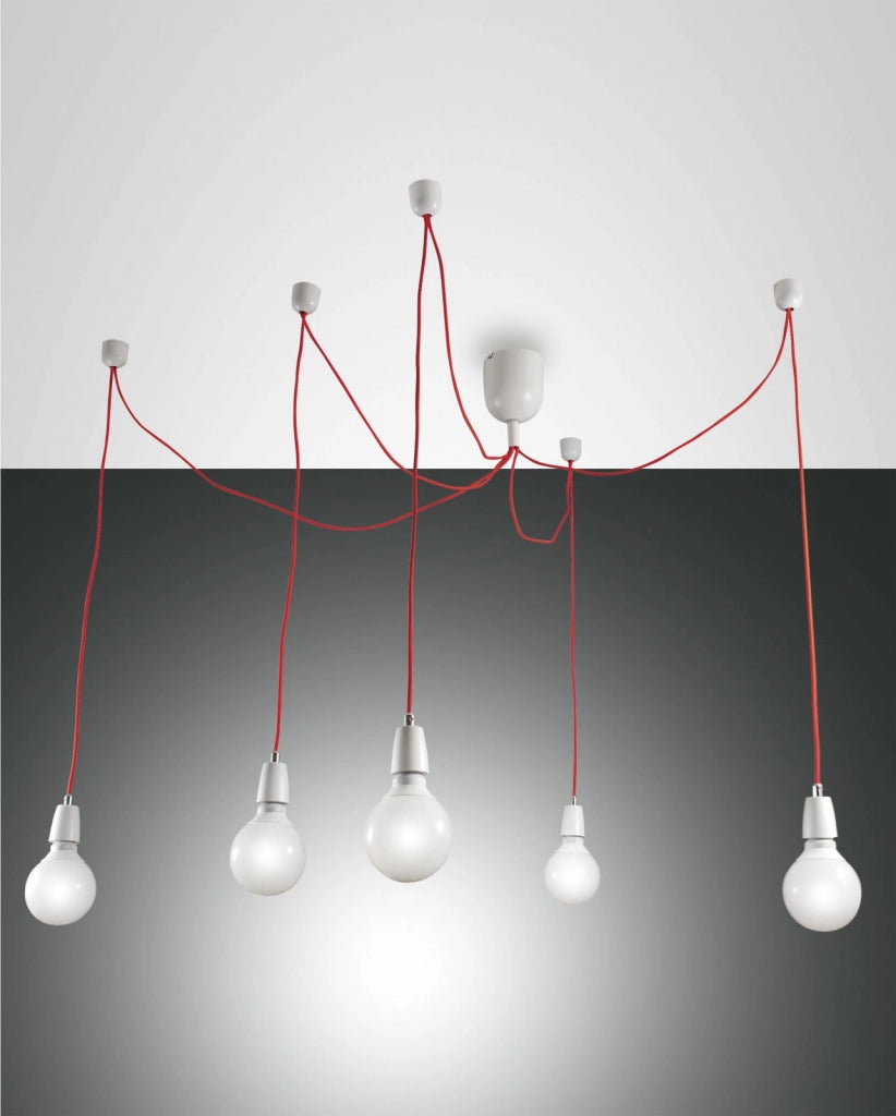 BLOG  SOSPENSIONE BIANCO 5 LUCI 3473-48-102