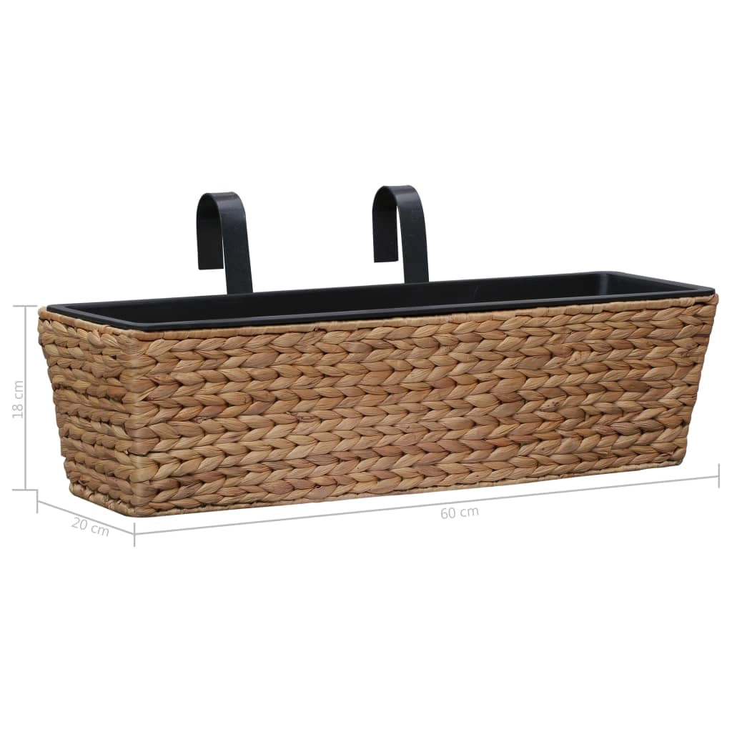 Set di 2 fioriere in giacinto d'acqua da 60 cm 02_0000880